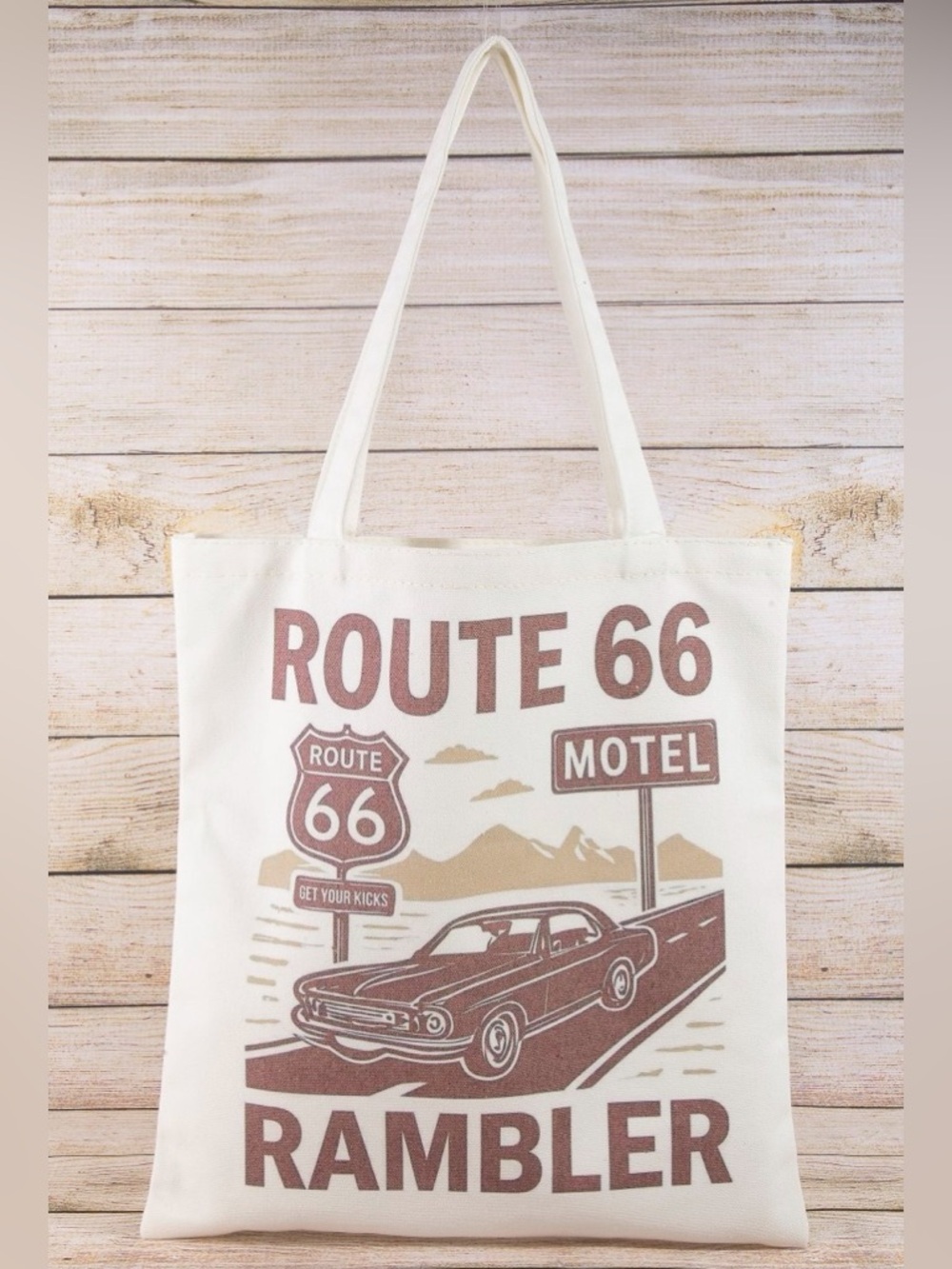 ❤️Hello Gorgeous! Fame Route 66 Rambler Tote Bag